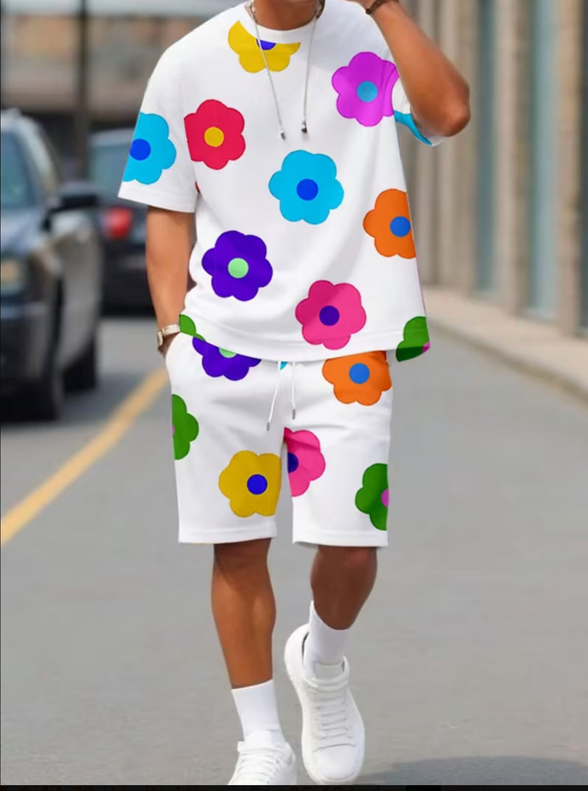 Mens Floral Set